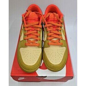 Nike Dunk Low Sesame/Bronzine-Picante Red FQ8897-252 Size 11.5 Women's/10 Men's